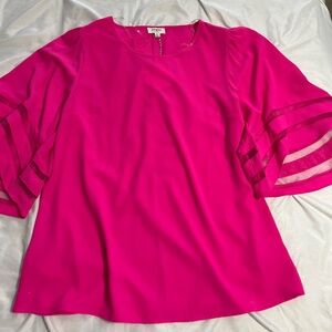 Umgee 3/4 Bell sleeve Top